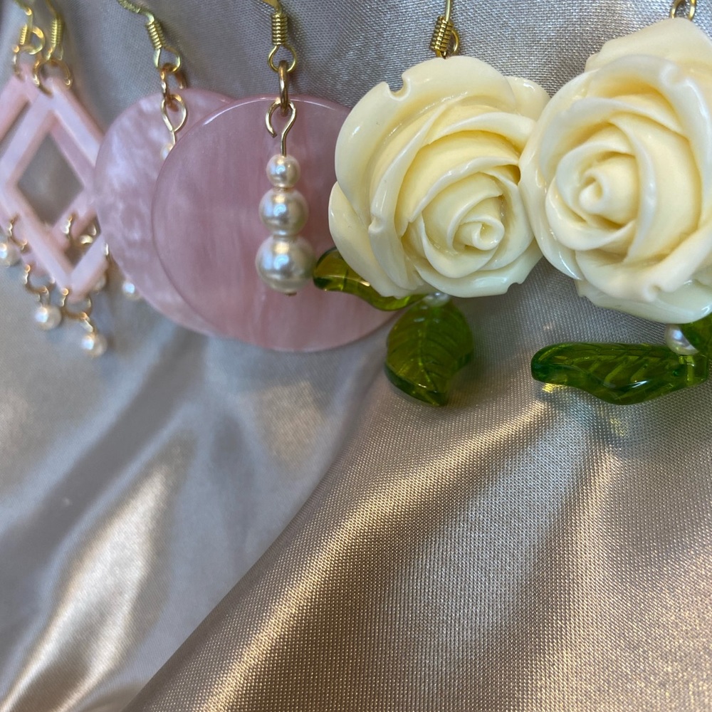 Flower earrings
